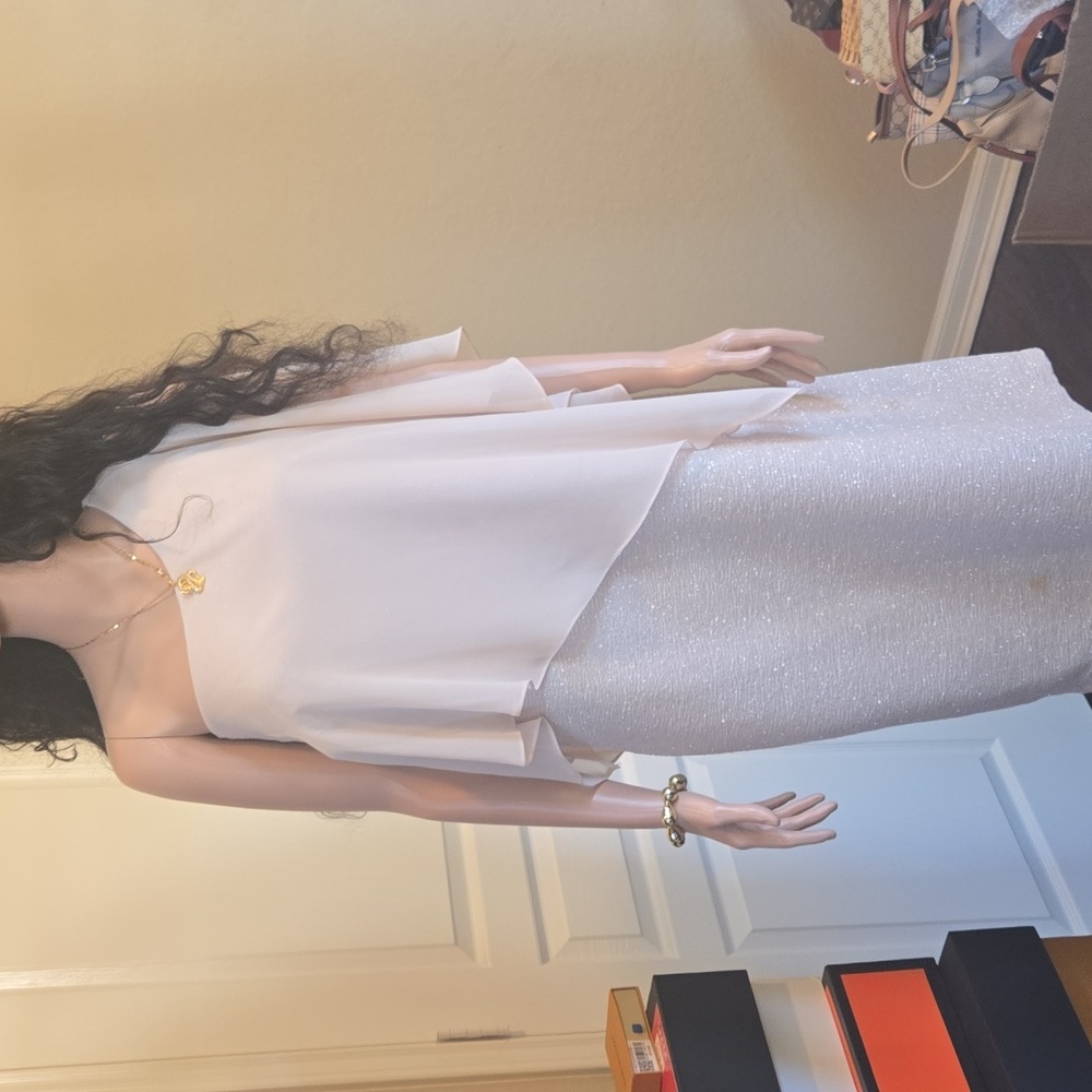 Elegant Cream One-Shoulder Dress